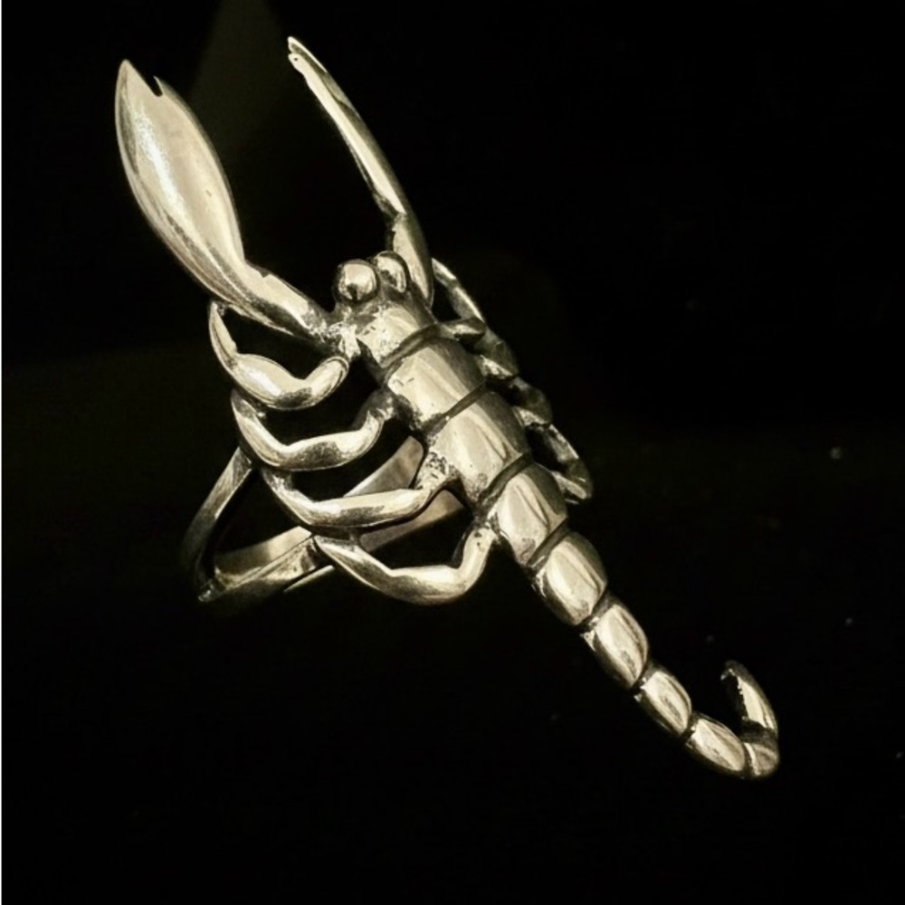 Sterling Silver Scorpion‎ Ring